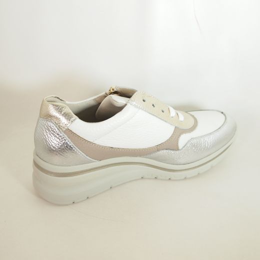 Zapatos Pitillos 11110 Metal-Blanco