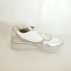Zapatos Pitillos 11110 Metal-Blanco