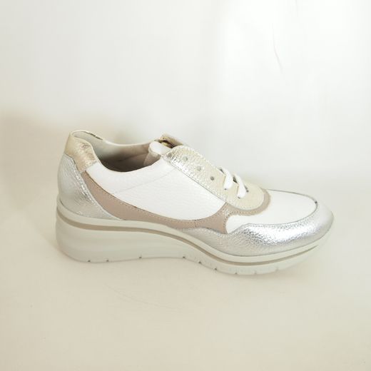 Zapatos Pitillos 11110 Metal-Blanco