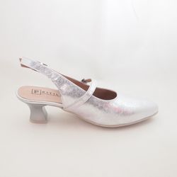 Zapatos Pitillos 11183 Plata