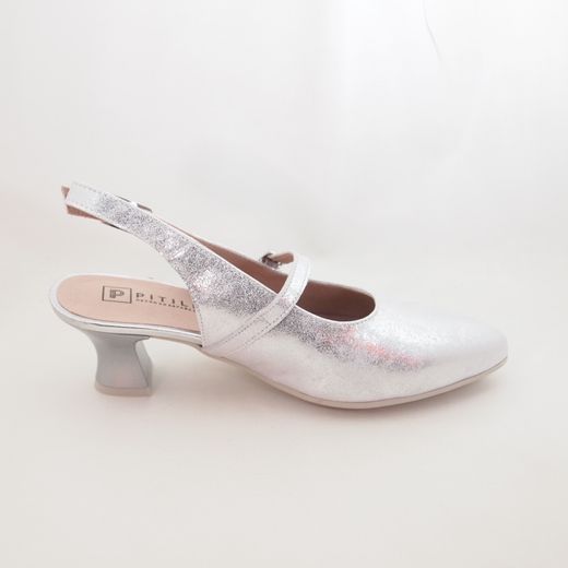 Zapatos Pitillos 11183 Plata