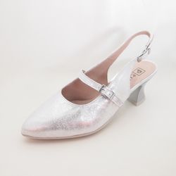 Zapatos Pitillos 11183 Plata