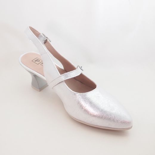 Zapatos Pitillos 11183 Plata