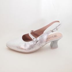 Zapatos Pitillos 11183 Plata