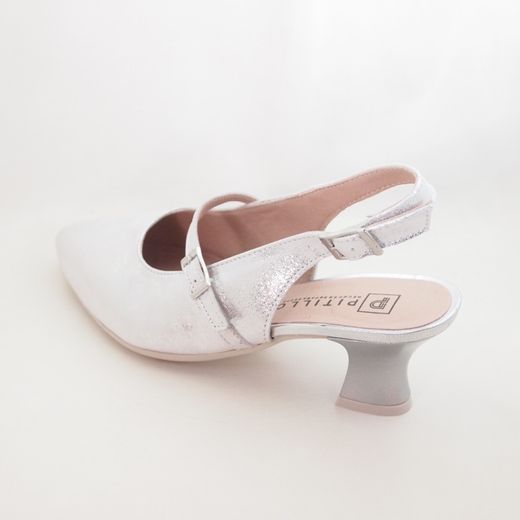 Zapatos Pitillos 11183 Plata