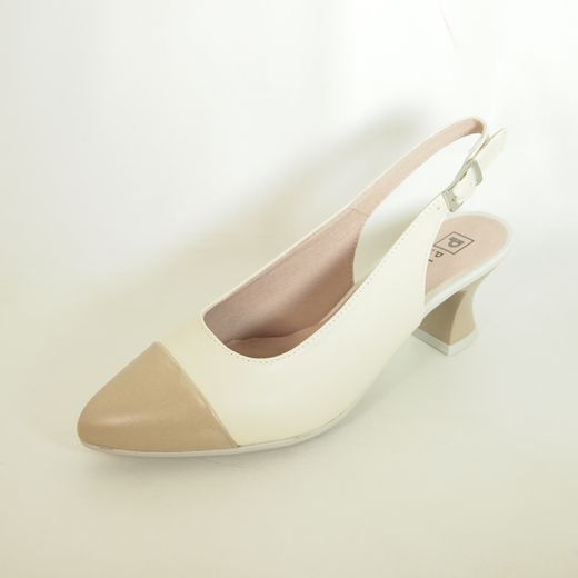Zapatos Pitillos 11189 Taupe-Crema