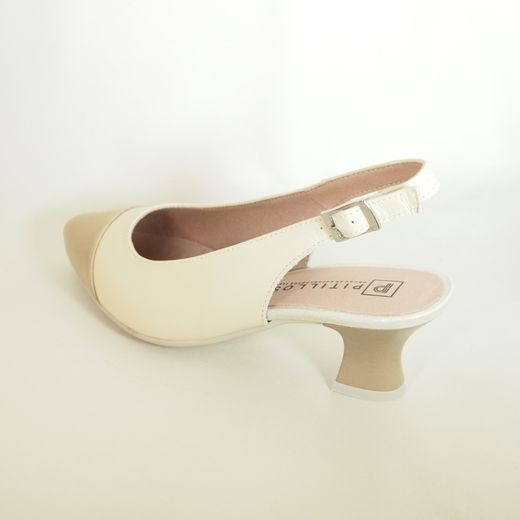Zapatos Pitillos 11189 Taupe-Crema