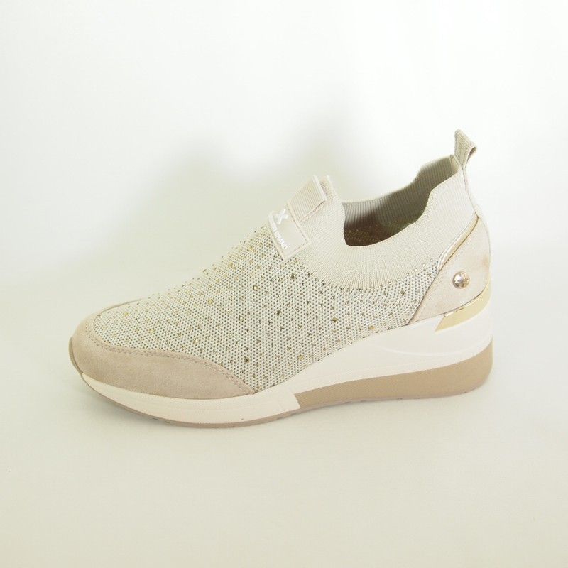 Beige Zapatillas Deportivas Con CuÃ±a Xti XTI Zapato Urbano Sport
