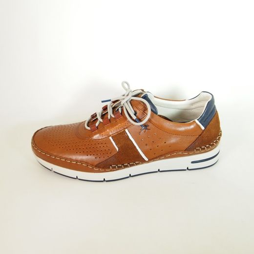 Zapatos Fluchos F1442 Yannic Marrón Cuero